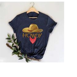 howdy cowgirl shirt, country howdy hat t-shirt, western graphic tee, rodeo gift for cowgirl, yeehaw shirt, wild west shi