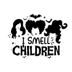 i smell children halloween witch life logo svg