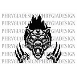 wolf claws scratch svg , wolf svg , wild animals svg , werewolf svg , wolf claw mark svg , claw marks svg , wolf shirt s