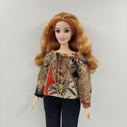 barbie doll clothes curvy ethnic blouse