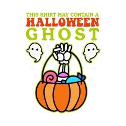 halloween ghost candy pumpkin gift logo svg