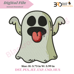 halloween ghost embroidery design for machine embroidery | instant download