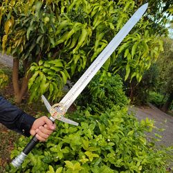 the witcher sword geralt of rivia's replica sword, stainless steel sword