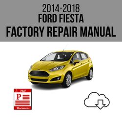 ford fiesta 2014-2018 workshop service repair manual download