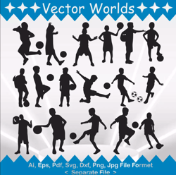 junior soccer player svg, junior soccer players svg, junior soccer, player, svg, ai, pdf, eps, svg, dxf, png, vector