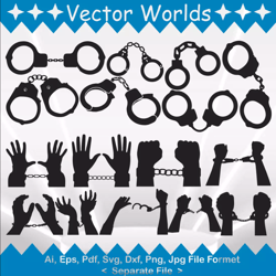 handcuffs svg, handcuffs svg, hand, cuffs, svg, ai, pdf, eps, svg, dxf, png, vector