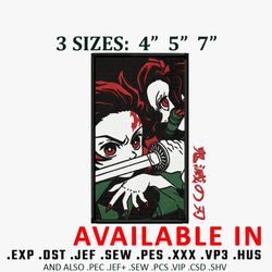 Demon Slayer Nezuko Embroidery Design, Anime design, Anime shirt, Anime  Embroidery, Embroidered shirt, Digital Download