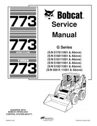 bobcat 773 service repair manual service maintenance