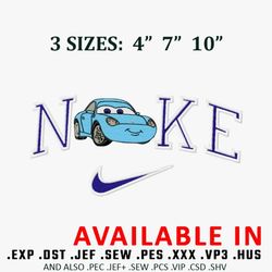 nike lightning mcqueen embroidery design, brands design, shirt, brands embroidery, embroidered shirt, digital download.