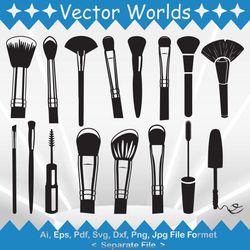 makeup brushes svg, makeup brushes svg, makeup, brushes, svg, ai, pdf, eps, svg, dxf, png, vector