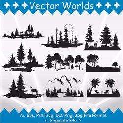 landscape svg, landscapes svg, land, scape, svg, ai, pdf, eps, svg, dxf, png, vector