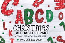 grinch fur christmas alphabet letters