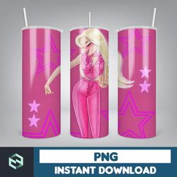 barbie tumbler, barbie tumbler png, barbie sublimation wraps, digital download (12)