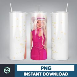 barbie tumbler, barbie tumbler png, barbie sublimation wraps, digital download (19)