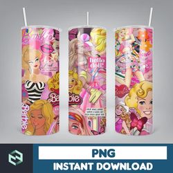 barbie tumbler, barbie tumbler png, barbie sublimation wraps, digital download (21)