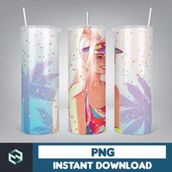 barbie tumbler, barbie tumbler png, barbie sublimation wraps, digital download (27)