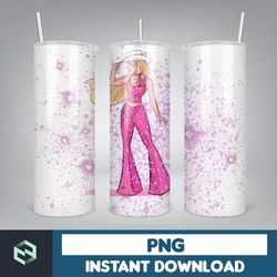 barbie tumbler, barbie tumbler png, barbie sublimation wraps, digital download (4)