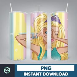 barbie tumbler, barbie tumbler png, barbie sublimation wraps, digital download (5)