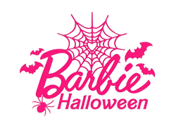 barbie halloween svg, barbie spider map halloween svg, pink doll svg, barbie movie svg