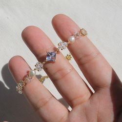 dainty shiny bracelet handmade seed bead bracelet rainflower jewelry flower bracelet aesthetic jewelry gift for her