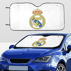 real madrid car sunshade