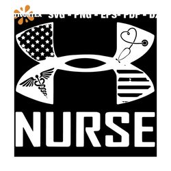 under armour nurse svg, nurse svg, caduceus svg