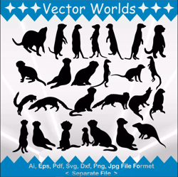 meerkat svg, meerkats svg, animals, animal, svg, ai, pdf, eps, svg, dxf, png, vector