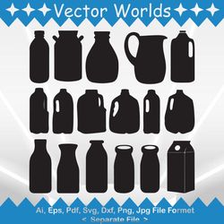 milk bottle svg, milk bottles svg, milk, bottle, svg, ai, pdf, eps, svg, dxf, png, vector