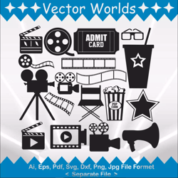 movie theme svg, movie themes svg, movie, theme, svg, ai, pdf, eps, svg, dxf, png, vector