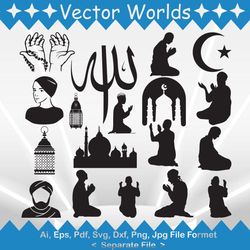 muslim religion svg, muslim religions svg, muslim, religion, svg, ai, pdf, eps, svg, dxf, png, vector