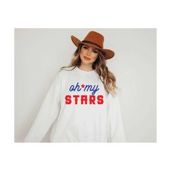 oh my stars svg, png, eps files, american honey svg, 4th of july svg, american svg, usa svg, memorial day svg, america s