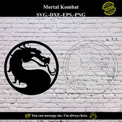 mortal kombat svg vector digital product - instant download