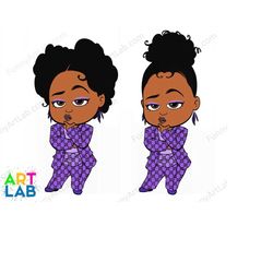 afro boss baby girl, funny art fashion clipart, afro baby boss shirt diy png, birthday shirt png, baby girl boss png, ba