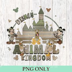 vintage mickey and friends safari 2023 png, disney magical kingdom balloons png, animal kingdom, matching disney png