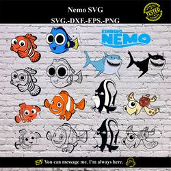 nemo svg vector digital product - instant download