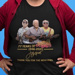 jimmy buffett shirt thanks for the memories jimmy buffett