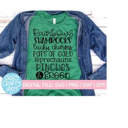 rainbows shamrocks lucky charms svg, st. patrick's day cut file, kid's design, women's saying, girl quote, dxf eps png,