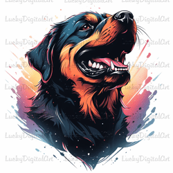 rottweiler2 dog png printble / goodnotes png stickers / png printble / clipart