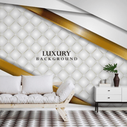 wallpaper abstract white with gold mural wall decor