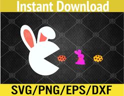 easter funny, cute easter video gamer svg, eps, png, dxf, digital download