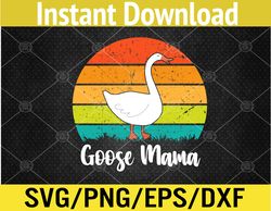 goose mama vintage svg, eps, png, dxf, digital download