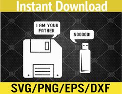 usb i am your father, funny computer geek nerd gift idea svg, eps, png, dxf, digital download