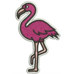 pink flamingo Machine Embroidery Designs, instantly download