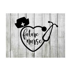 future nurse svg, cut files for cricut silhouette, clipart, png, eps, svg, instant download