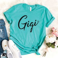 gigi grandmother shirt  pregnancy baby announcement new grandma gift tshirt