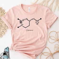 psychologist shirt, dopamine molecule, psychologist gift, mental health tee, therapist shirt, school psychologist shirt,