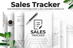 sales tracker kdp interior