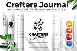 crafters journal kdp interior