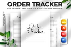 order tracker kdp interior