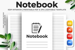 notebook kdp interior